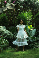 Mint Two Tier Embroidered Dressuntitled (1 of 9)